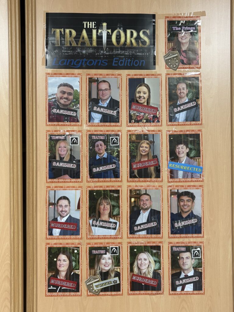 The Traitors: Langtons Edition team event